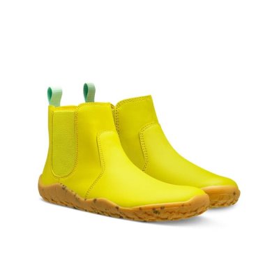 Vivobarefoot Kids' Fulham II School Shoes - Yellow USA [PDH523401]